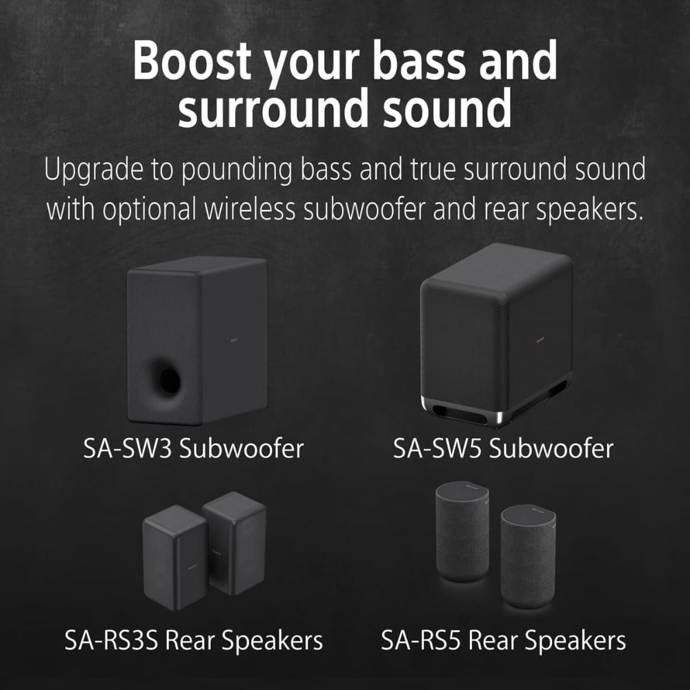Sony HT-A9000 BRAVIA Theatre Bar 9 Premium Dolby Atmos Soundbar – Black