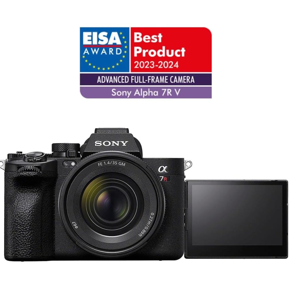 Sony Alpha a7R V | ILCE-7RM5 | Full-Frame Mirrorless Camera | 61MP | Body Only | Black