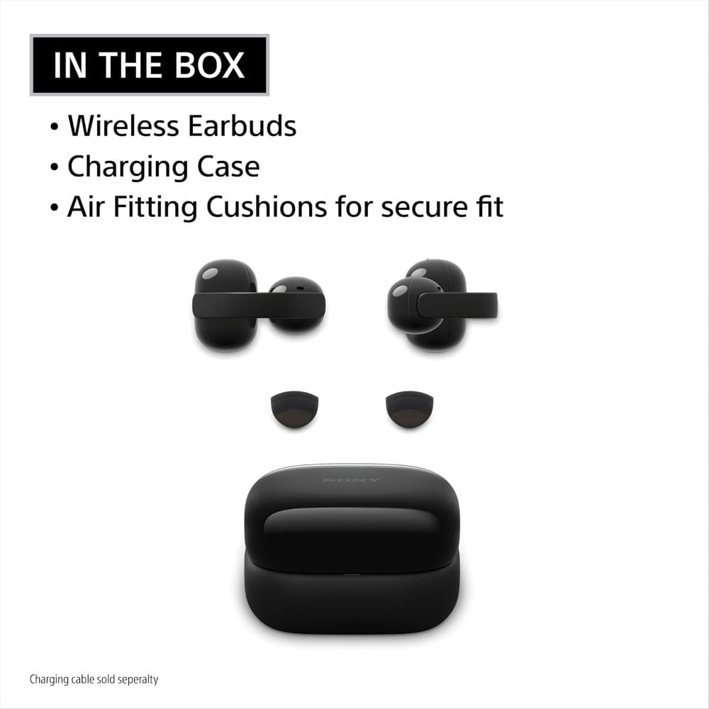 Sony LinkBuds Clip Wireless Open Earbuds| Black