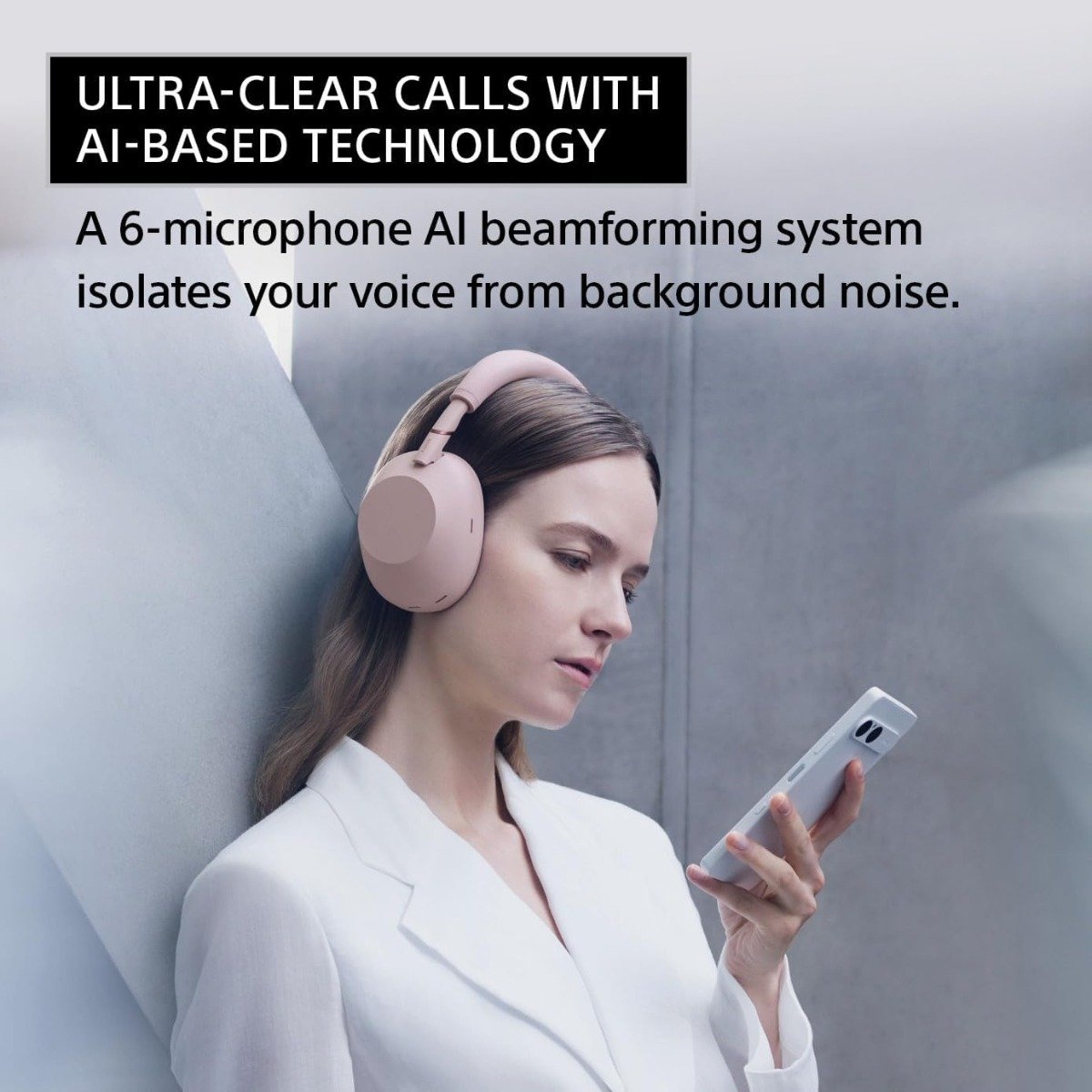 Sony WH-1000XM6 Wireless Over-Ear Headphones with Active Noise Cancellation and 30-Hour Battery