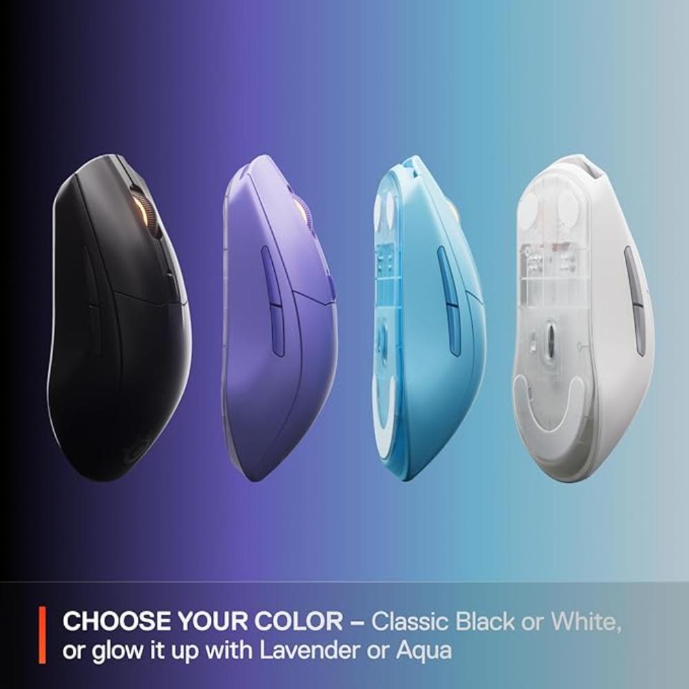 ستيل سيريز ماوس Rival 3 Wireless الجيل الثاني | 2.4GHz/بلوتوث | أسود | SS-62523