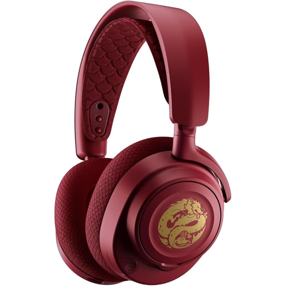SteelSeries Arctis Nova 7 Wireless Headset | Dragon Ed., Dual Wireless | Red | SS-61557