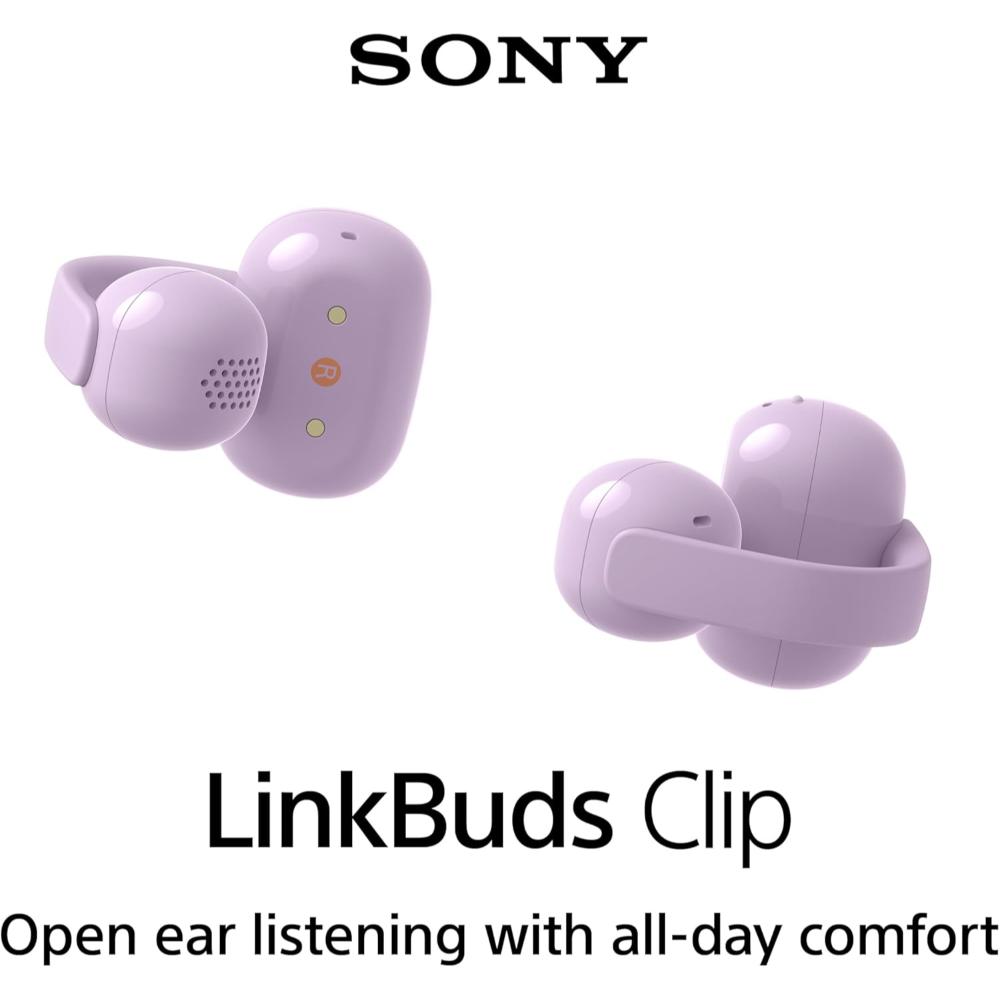 Sony LinkBuds Clip Wireless Open Earbuds| Lavender