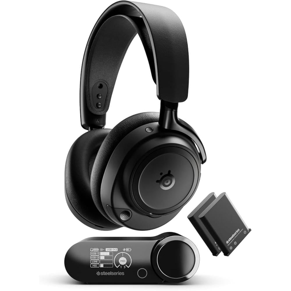 SteelSeries Arctis Nova Elite Wireless Gaming Headset | ANC, Hi-Res Audio | Black | SS-61661