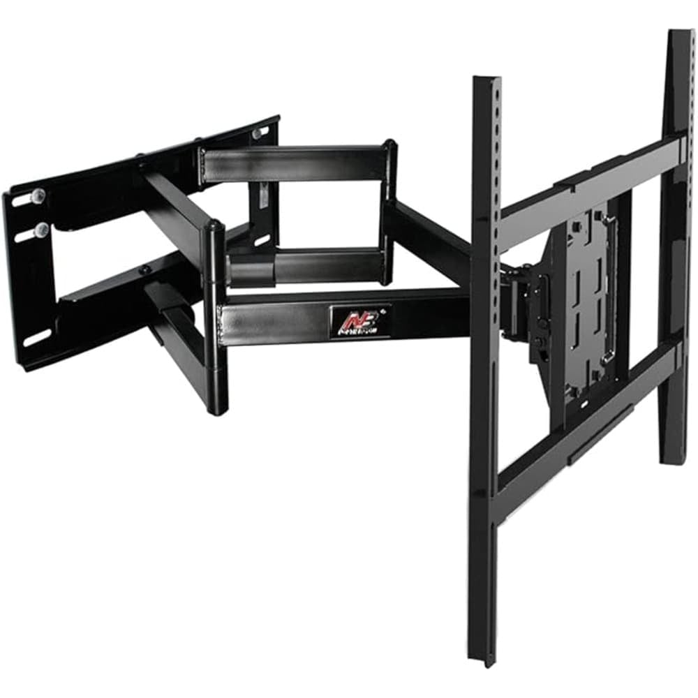 North Bayou 75 Inch To 110 Inch Full Motion Heavy Duty Tv Wall Mount Bracket With Double Extendable Arm Black