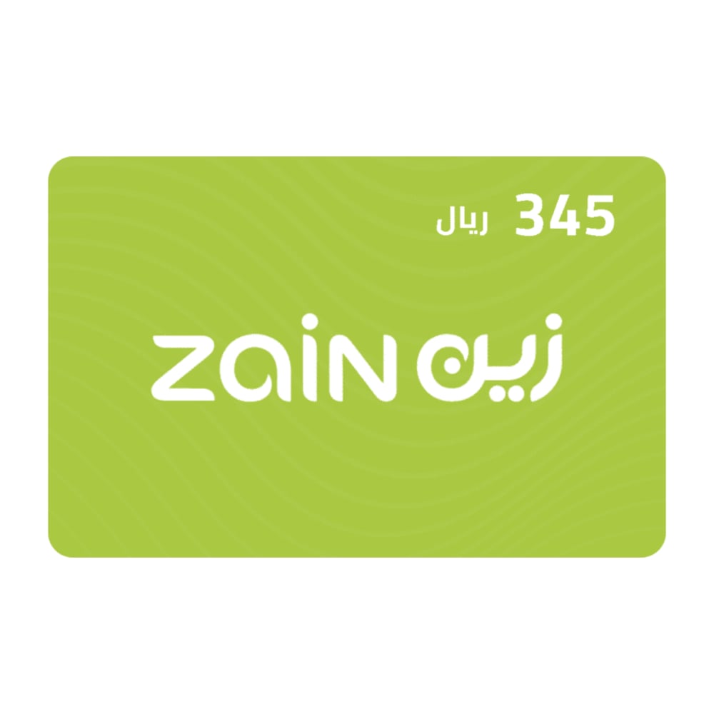 Zain Gift Card KSA 345 SAR Green