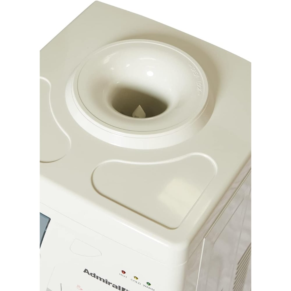 Admiral Top Load Water Dispenser | Hot & Cold | Built-in Refrigerator | White | ADWD2TR