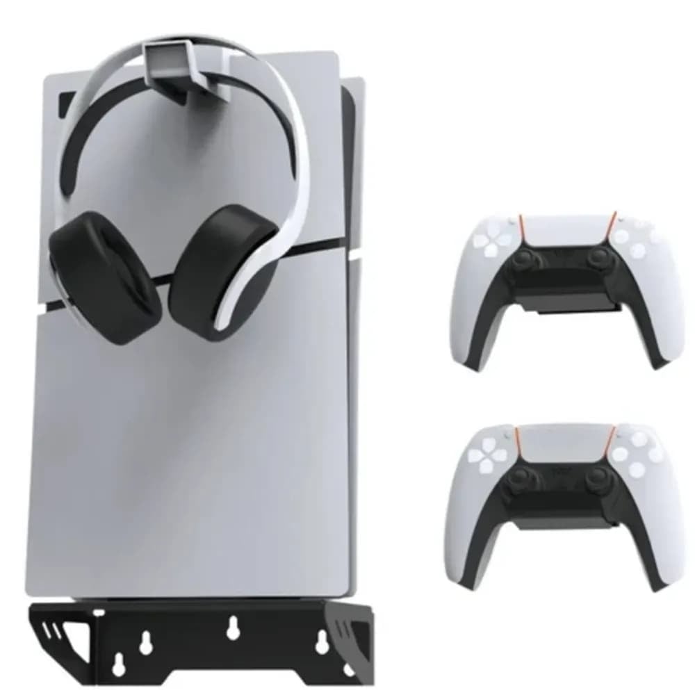 ASA Wall Mounting Bracket for PS5 Controller Black