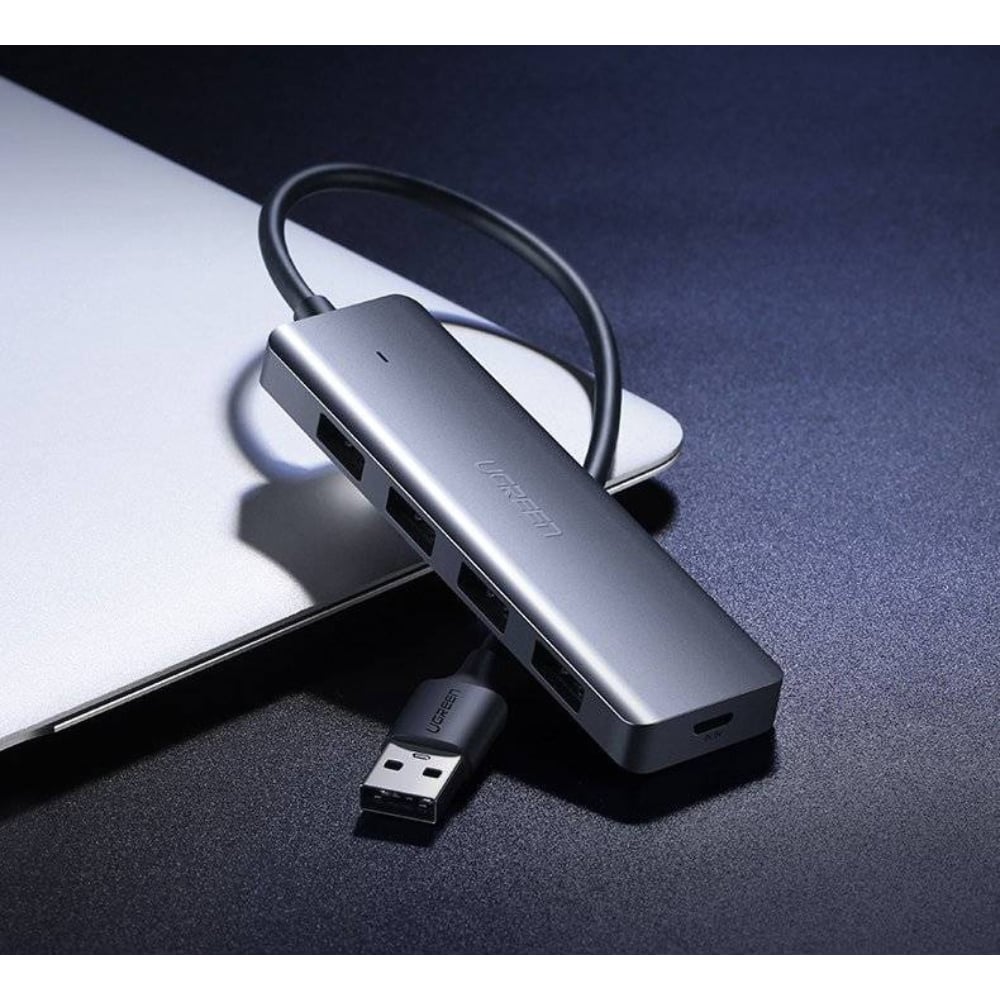 UGREEN 4-in-1 USB-A 3.2 to Micro USB Hub | Grey | UG-CM219-50985