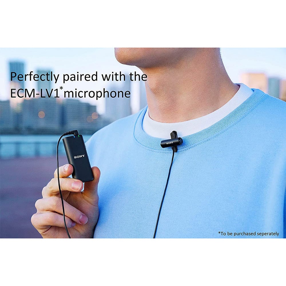 Sony ECM-W2BT | Wireless Camera Microphone | Digital Audio | Bluetooth | Black