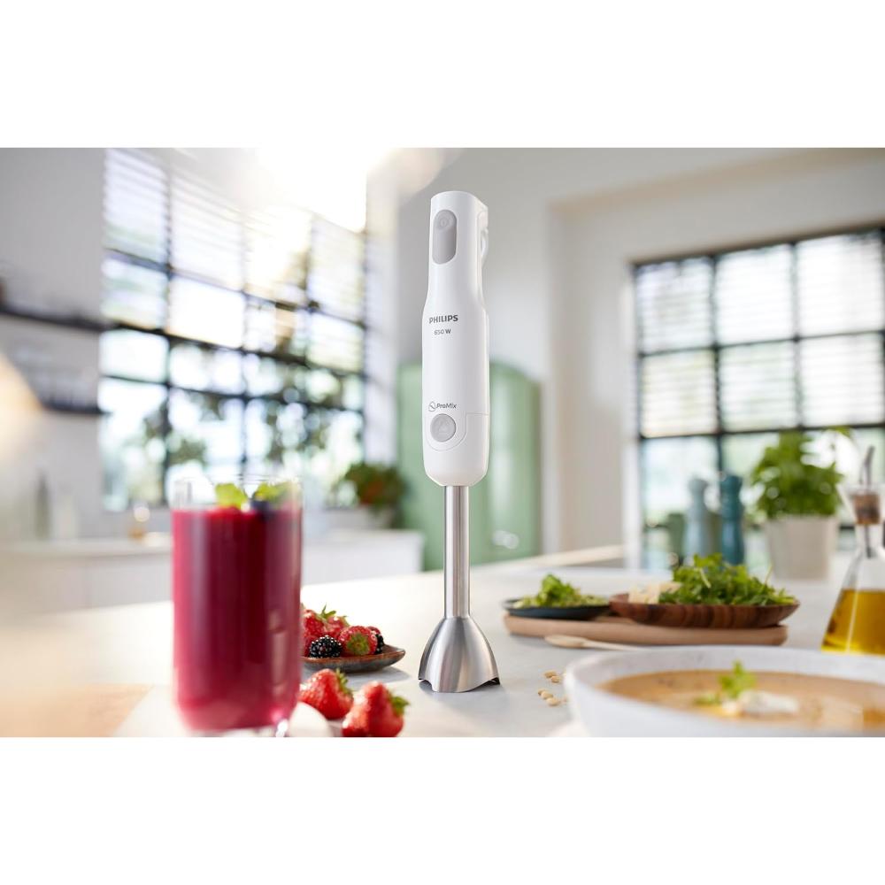 Philips Blender 650W With Metal Bar |Promix |beaker| compact chopper |HR2535/01| White