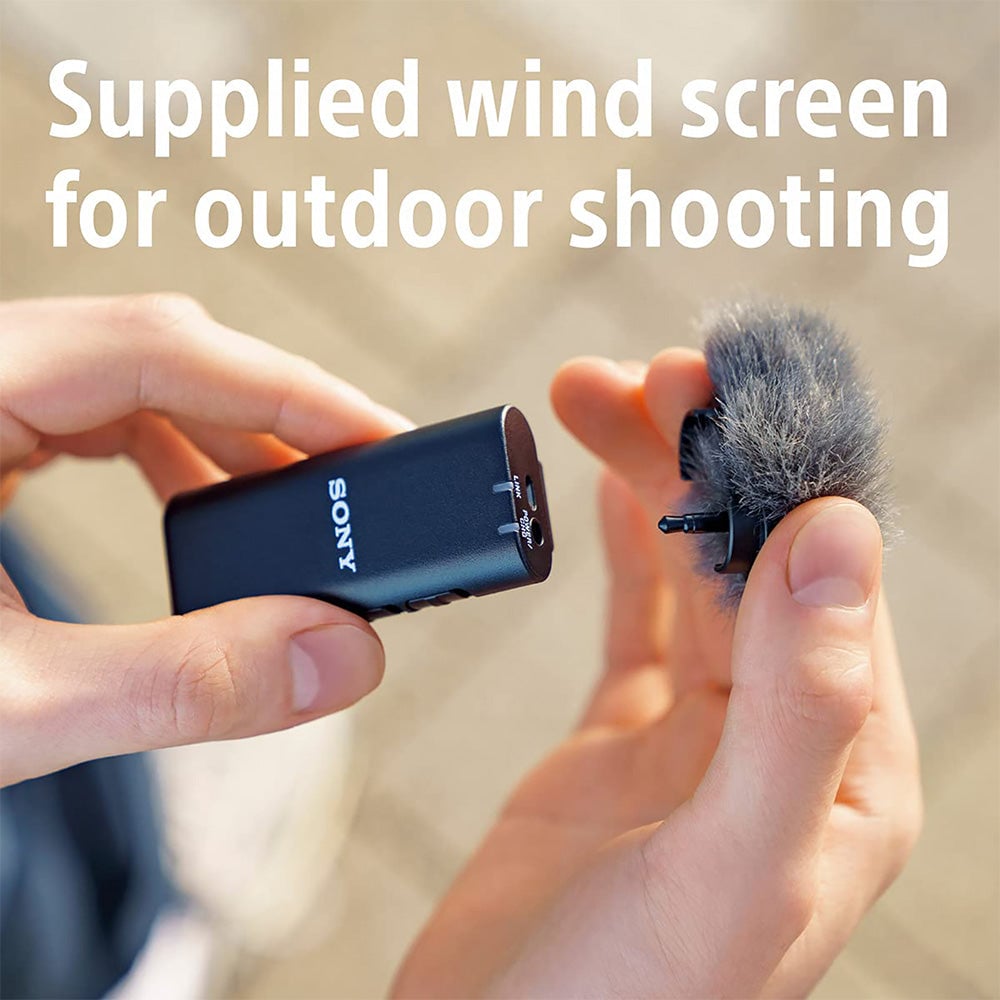 Sony ECM-W2BT | Wireless Camera Microphone | Digital Audio | Bluetooth | Black