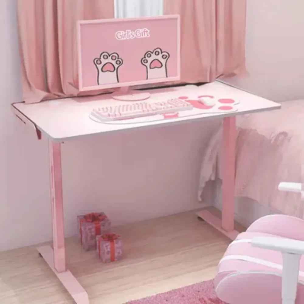 Eureka Gaming Venus I1S 44 Inch Computer Desk Pink