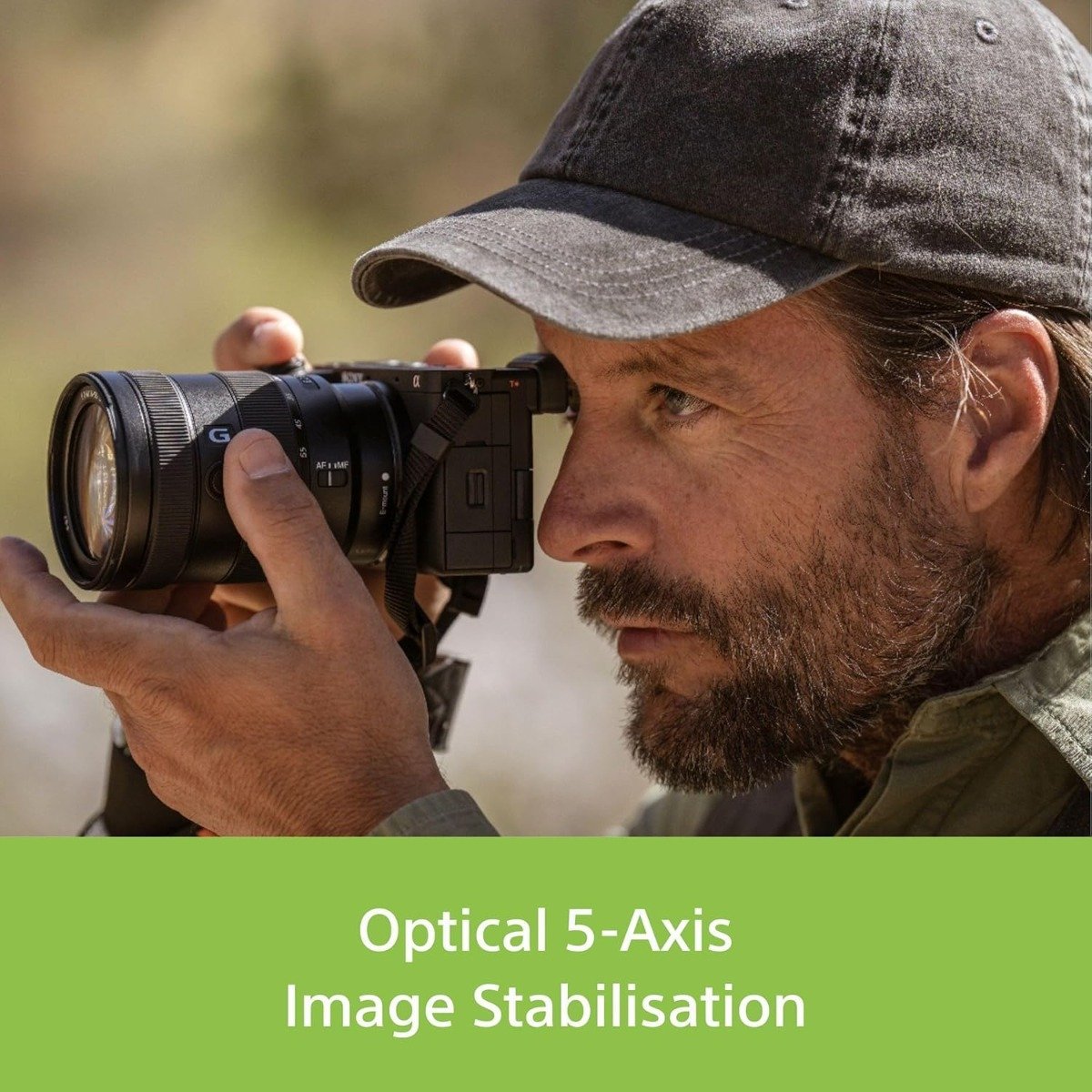 كاميرا Sony α6700 بدون مرآة بدقة 26 ميجابكسل APS-C مع عدسة 16-50 مم Power Zoom – أسود | ILCE-6700K/B