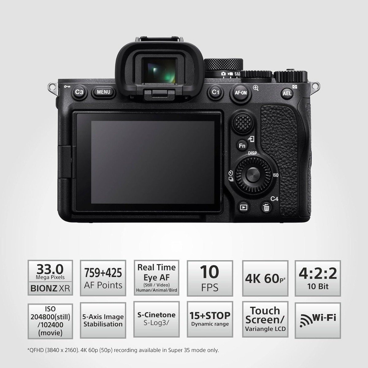 Sony Alpha 7 IV ILCE-7M4M Full-Frame Mirrorless Camera with FE 28-70mm OSS Lens – 33MP, 4K 60p Video, Real-Time Autofocus
