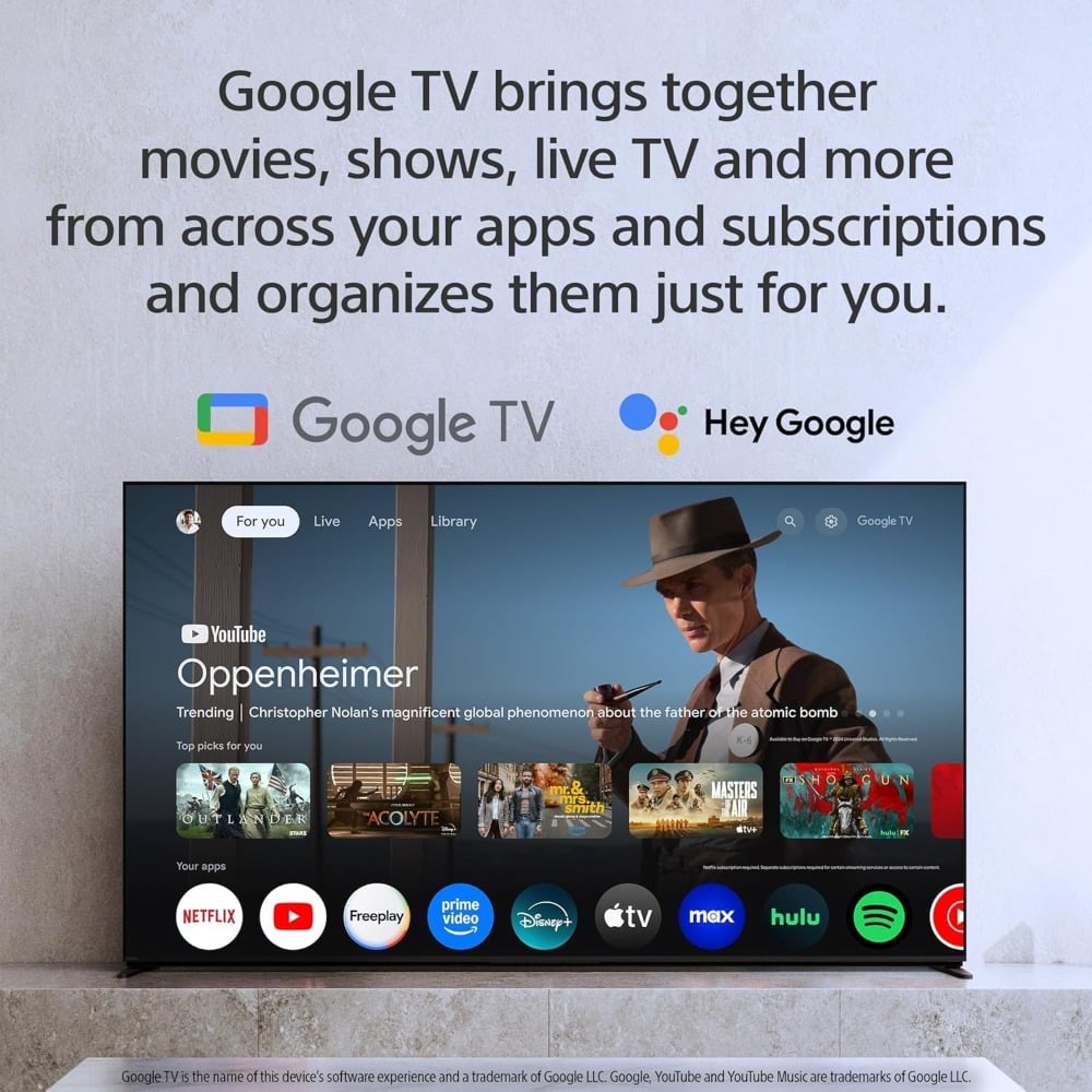 Sony K-50S20M2 BRAVIA 2 II 50 Inch 4K Ultra HD LED Smart Google TV with Dolby Atmos