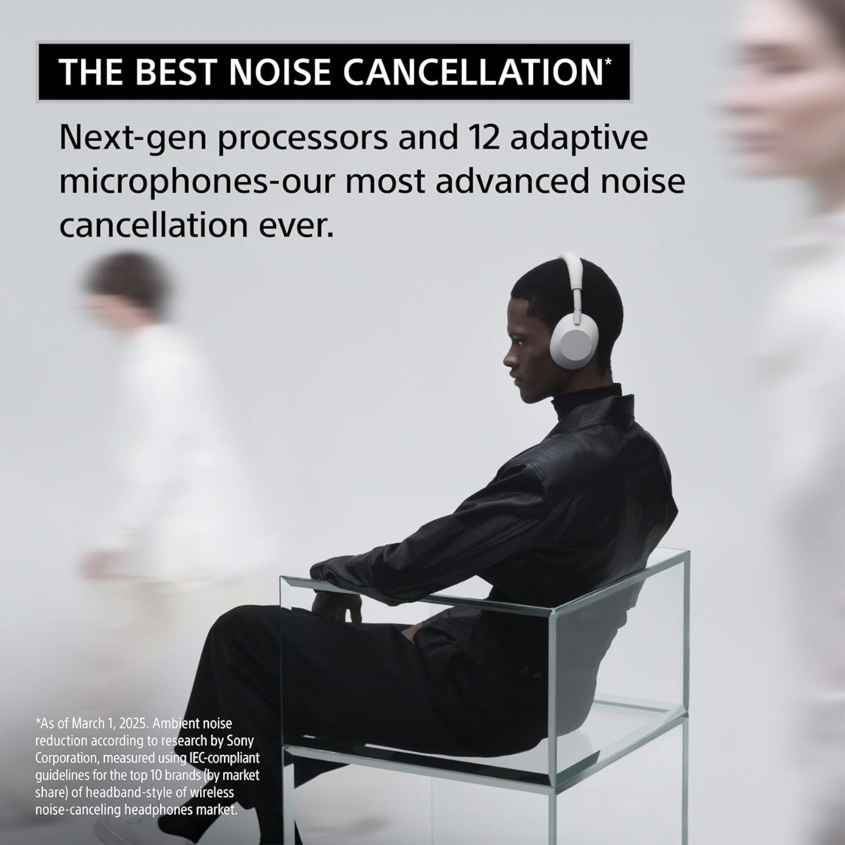 Sony WH-1000XM6 Wireless Over-Ear Headphones with Active Noise Cancellation and 30-Hour Battery