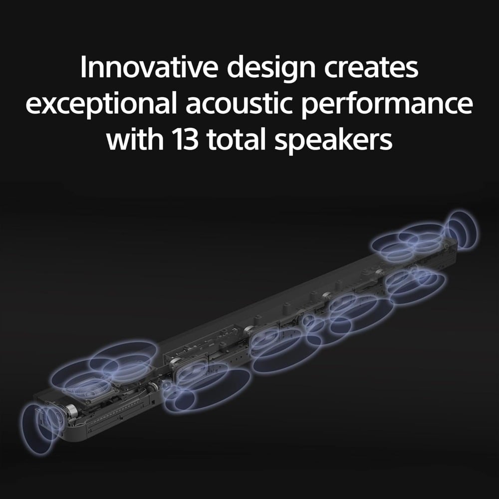 Sony HT-A9000 BRAVIA Theatre Bar 9 Premium Dolby Atmos Soundbar – Black