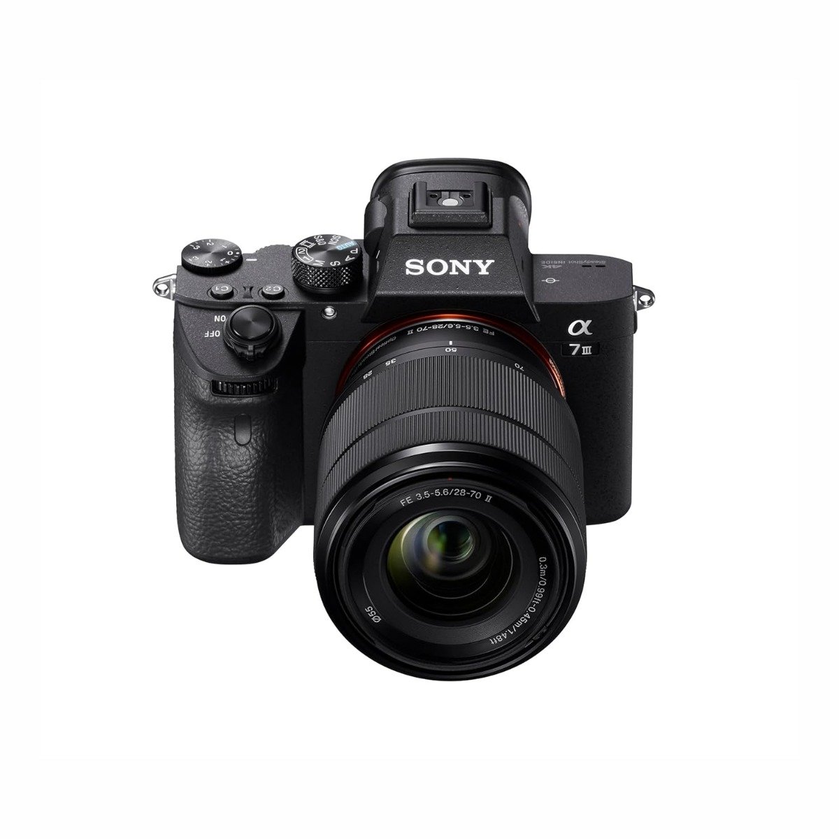 Sony Alpha 7 III ILCE-7M3M Full-Frame Mirrorless Camera with FE 28-70mm OSS Lens – 24.2MP, 4K Video, 5-Axis Image Stabilization