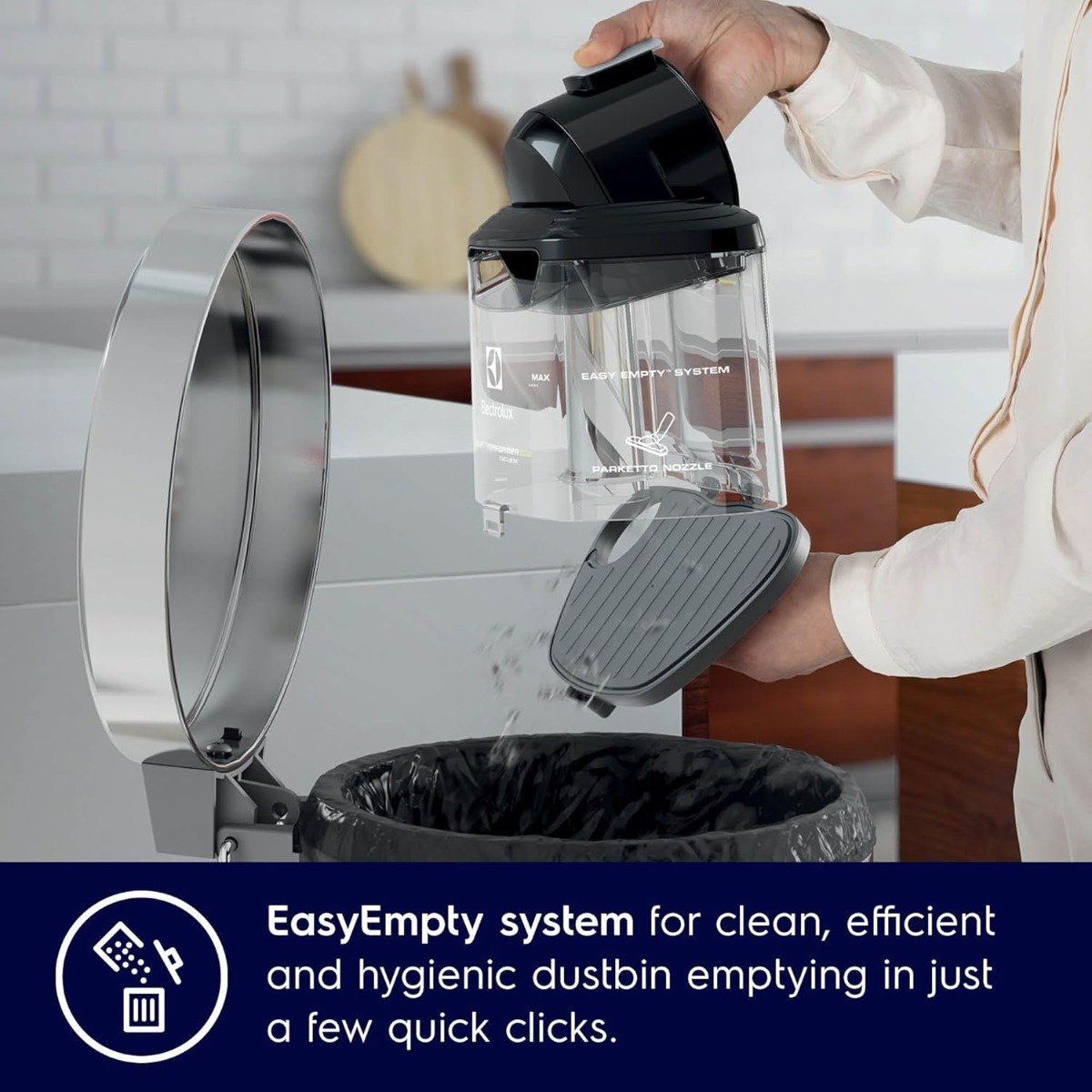 Electrolux 2000W Bagless Canister Vacuum Cleaner, Powerful Suction & Quiet Operation - Blue - ZSPC2000