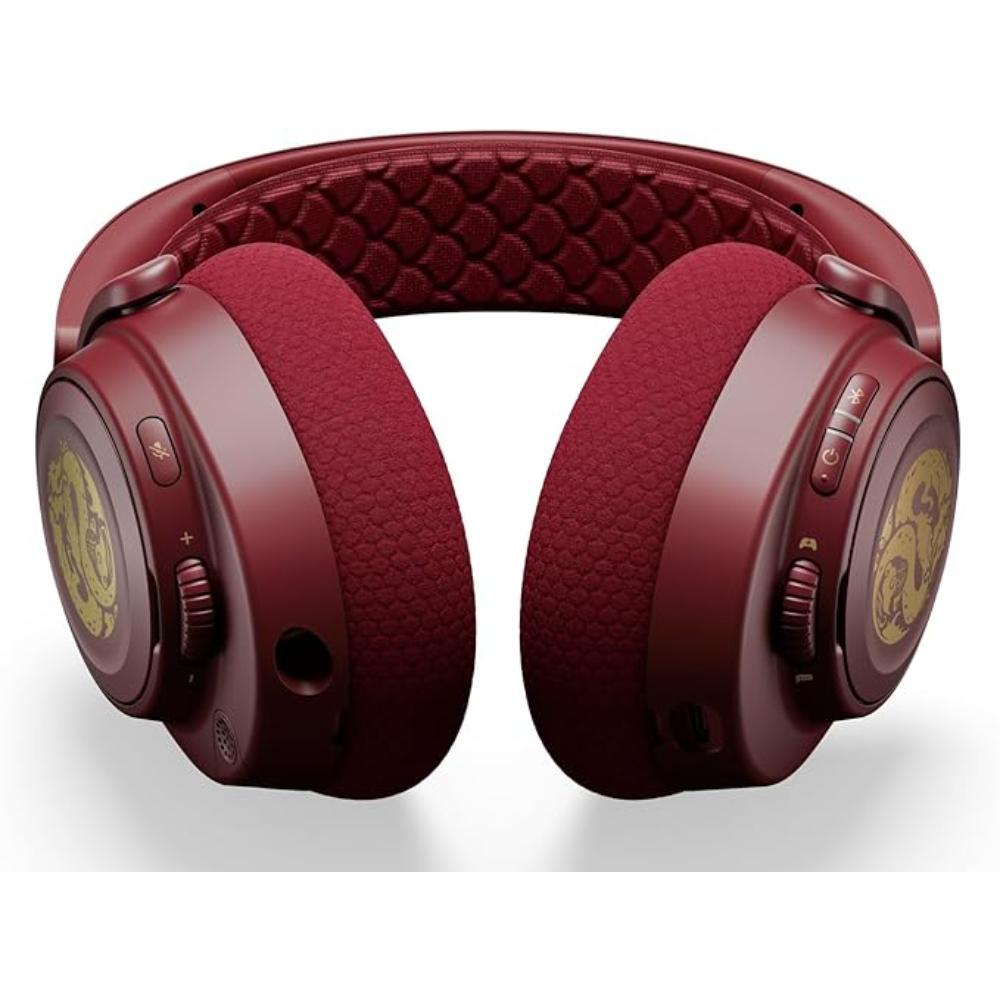 SteelSeries Arctis Nova 7 Wireless Headset | Dragon Ed., Dual Wireless | Red | SS-61557