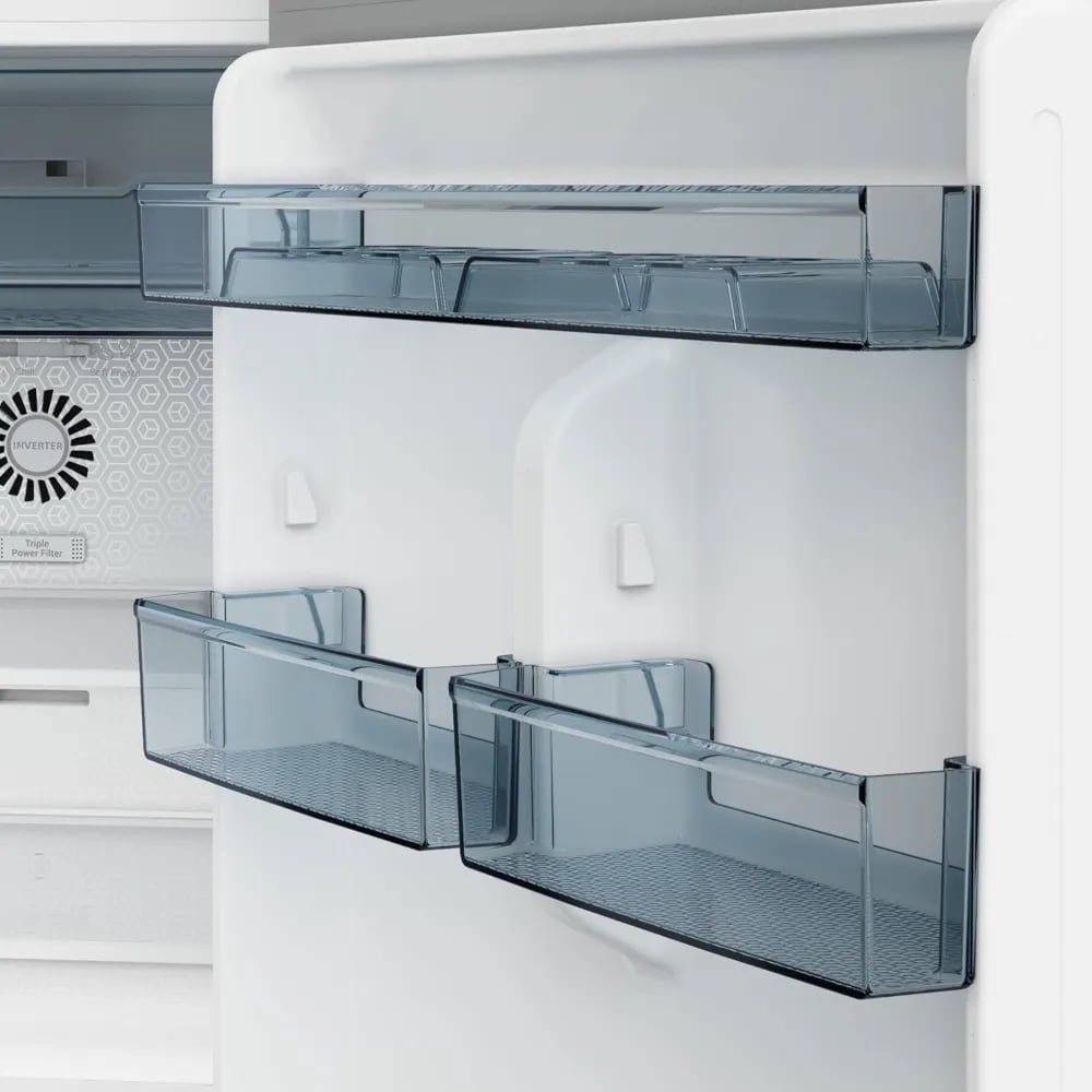Hitachi Top Mount Double Door Refrigerator | 12.1 Cu.Ft (344L) | Inverter Technology | HRTN6379SXSA | Silver