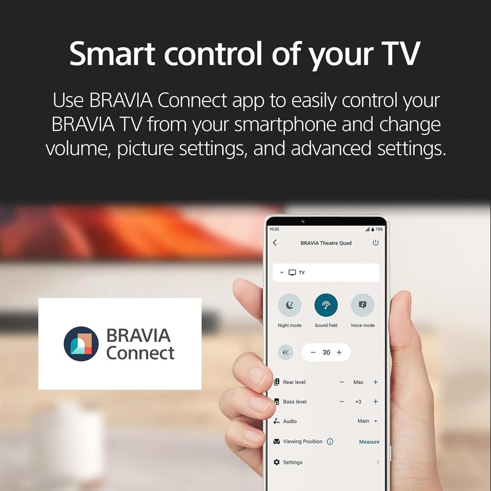 Sony K-55XR80M2 BRAVIA 8 II 55 Inch 4K Ultra HD QD-OLED Smart Google TV with XR AI Processor