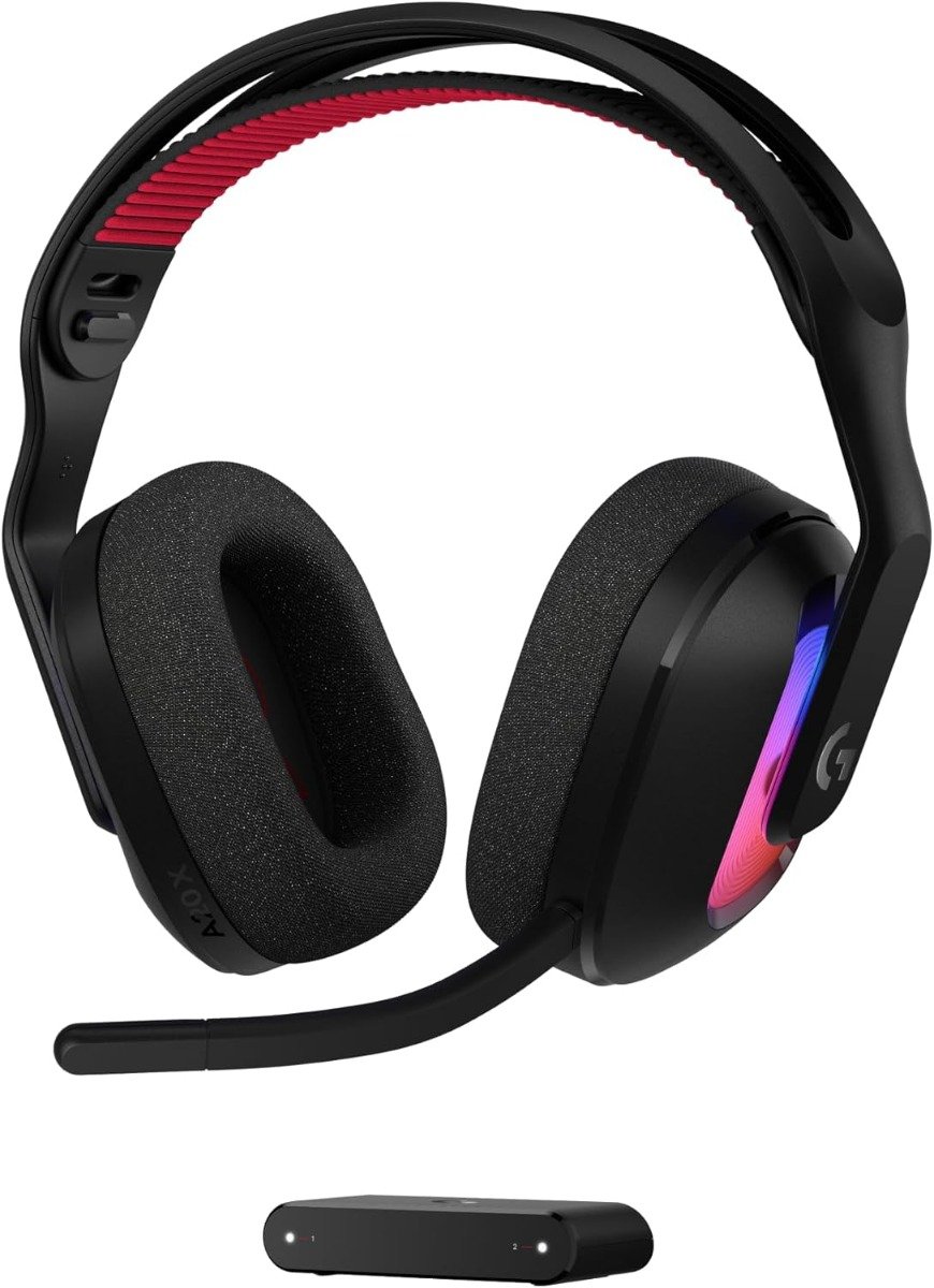 Logitech G Astro A20 X LIGHTSPEED Wireless Gaming Headset for PS5, Xbox, Switch, PC - Black
