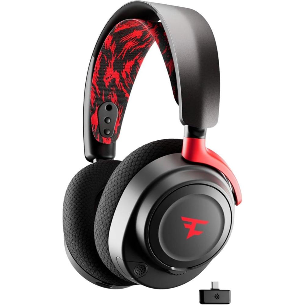 SteelSeries Arctis Nova 7 Wireless Headset | FaZe Clan Ed., Dual Wireless | Black | SS-61556
