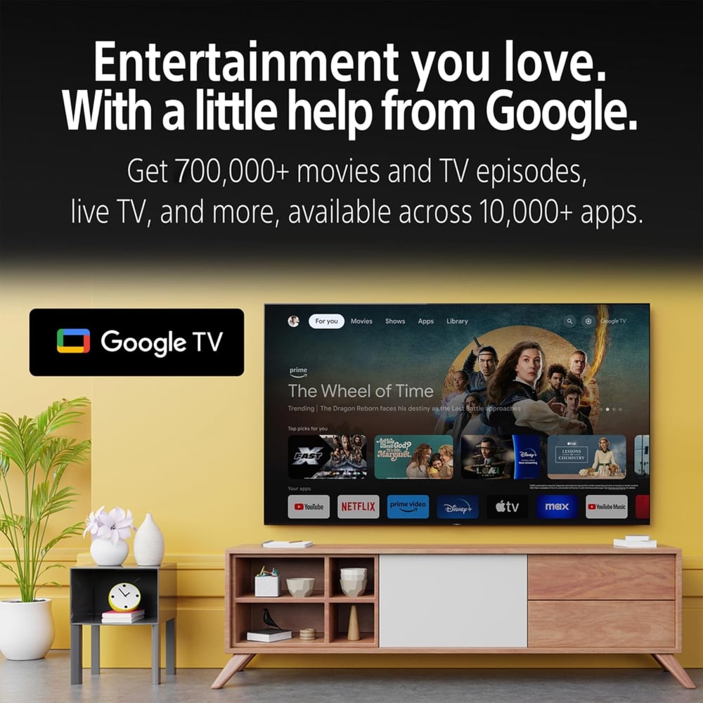 Sony Bravia 3 Series 85 inch 4K Ultra HD AI Smart LED Google TV 2024 Model Black