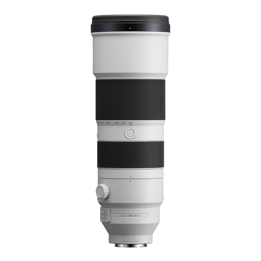 Sony FE 200–600mm | SEL200600G | F5.6–6.3 G OSS | Super Telephoto Zoom Lens | Full-Frame E-Mount | White