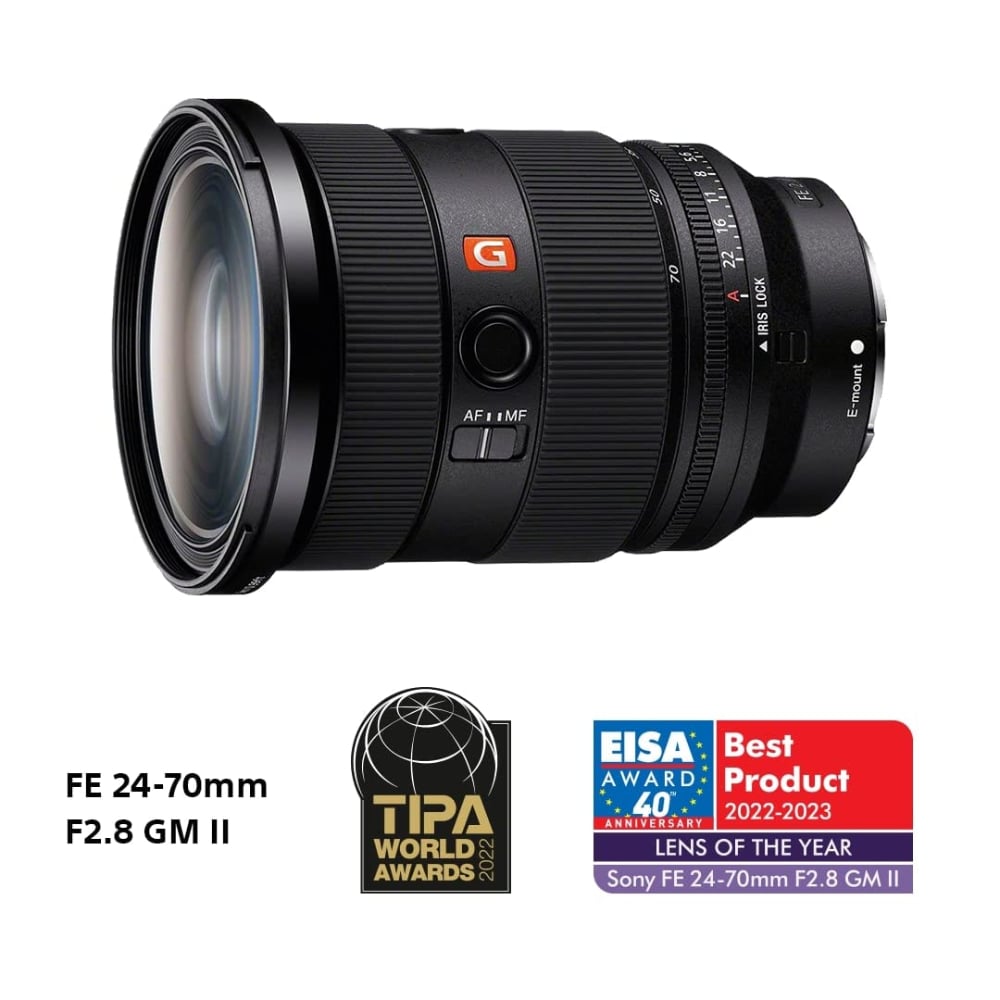 Sony FE 24–70mm | SEL2470GM | F2.8 GM | Standard Zoom Lens | Full-Frame E-Mount | Black
