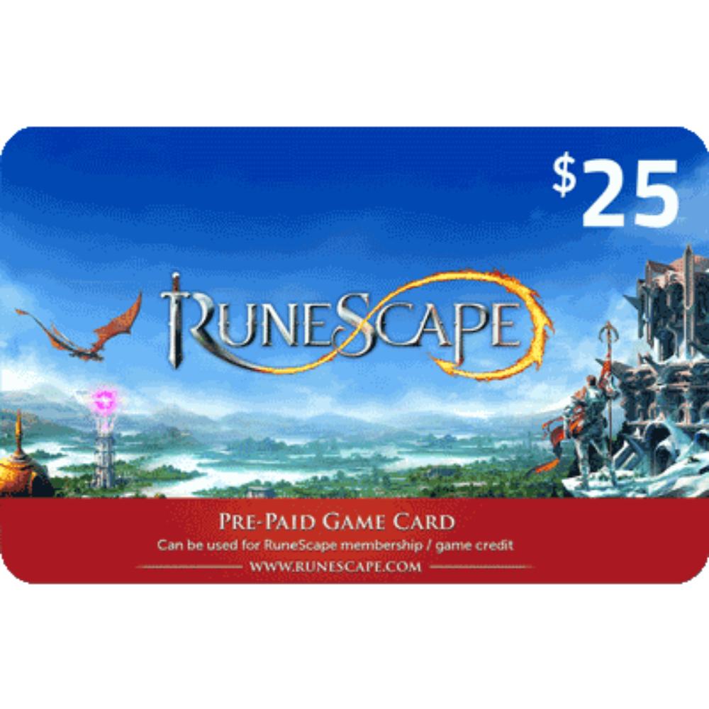 Runescape Gift Card USA Store USD 25