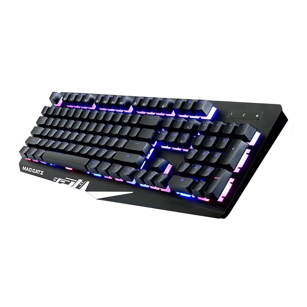 Mad Catz The Authentic S.T.R.I.K.E. 2 Membrane RGB Gaming Keyboard Black
