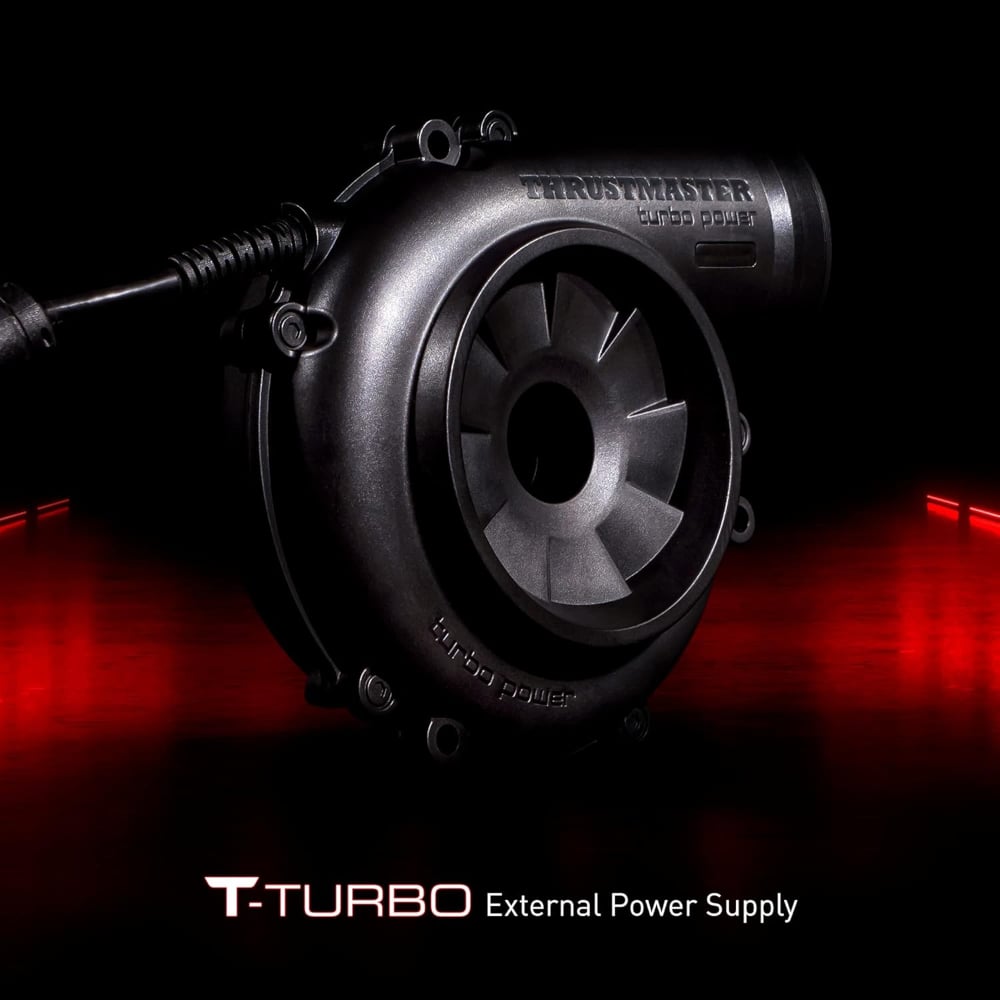 Thrustmaster T-GT II Gran Turismo Licensed Racing Wheel, Base, and Pedal Set Black