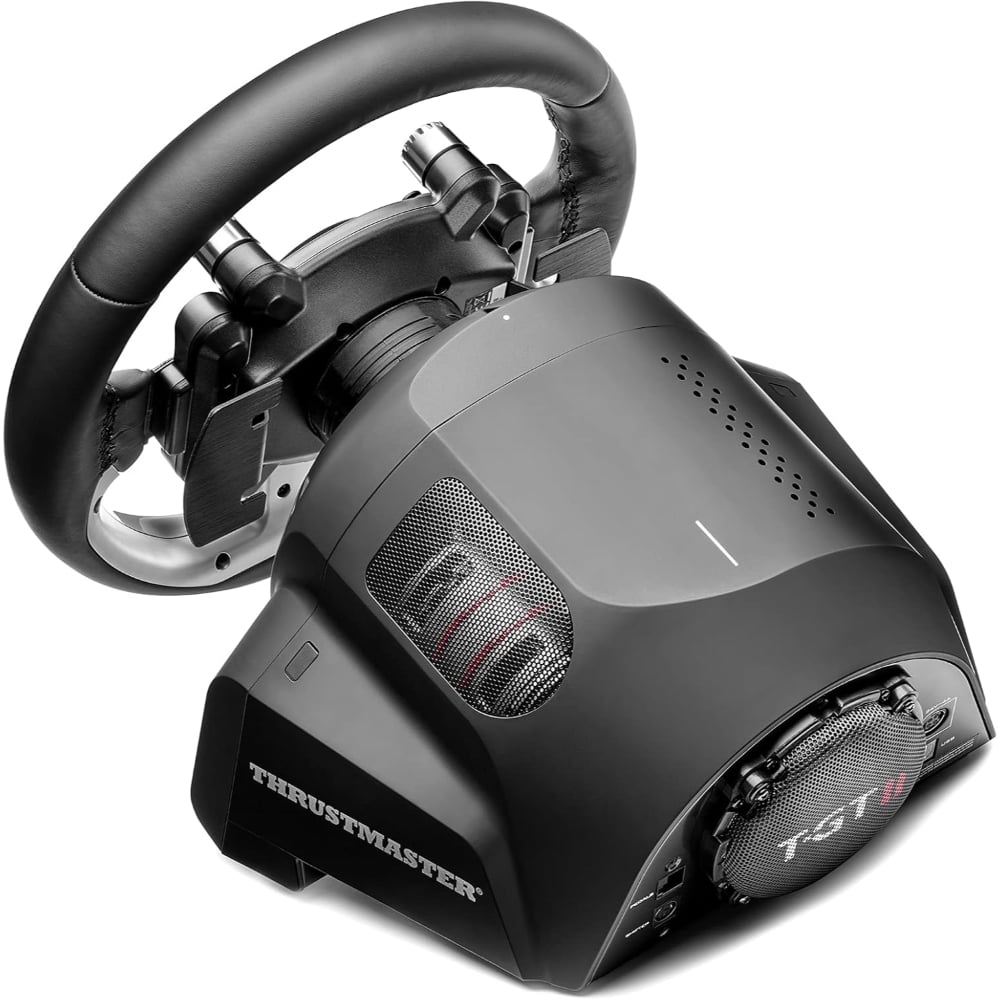 Thrustmaster T-GT II Gran Turismo Licensed Racing Wheel, Base, and Pedal Set Black