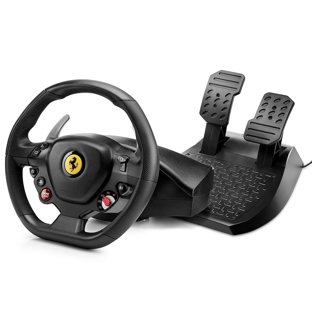ThrustMaster T80 Ferrari 488 GTB Edition Racing Wheel for PS4 Black