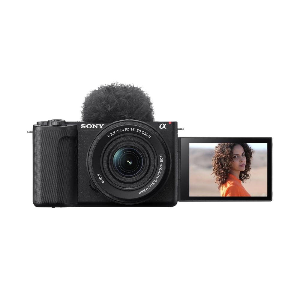 Sony Alpha 26 MP 4K 60p with 10bit 4:2:2 Recording Interchangeable Lens Mirrorless Vlog Camera Black