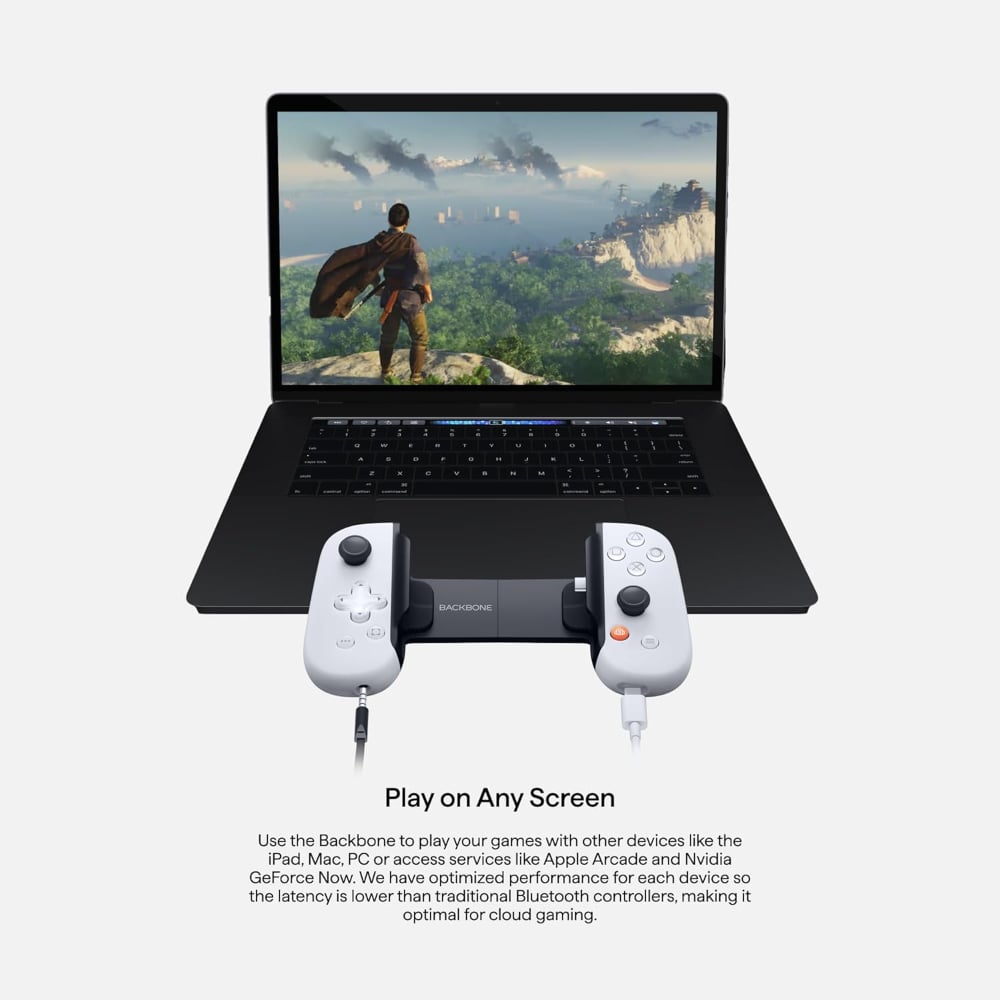 Backbone 2Nd Gen Playstation Edition Online Game Services Console for Android And IPhone 15 Series White