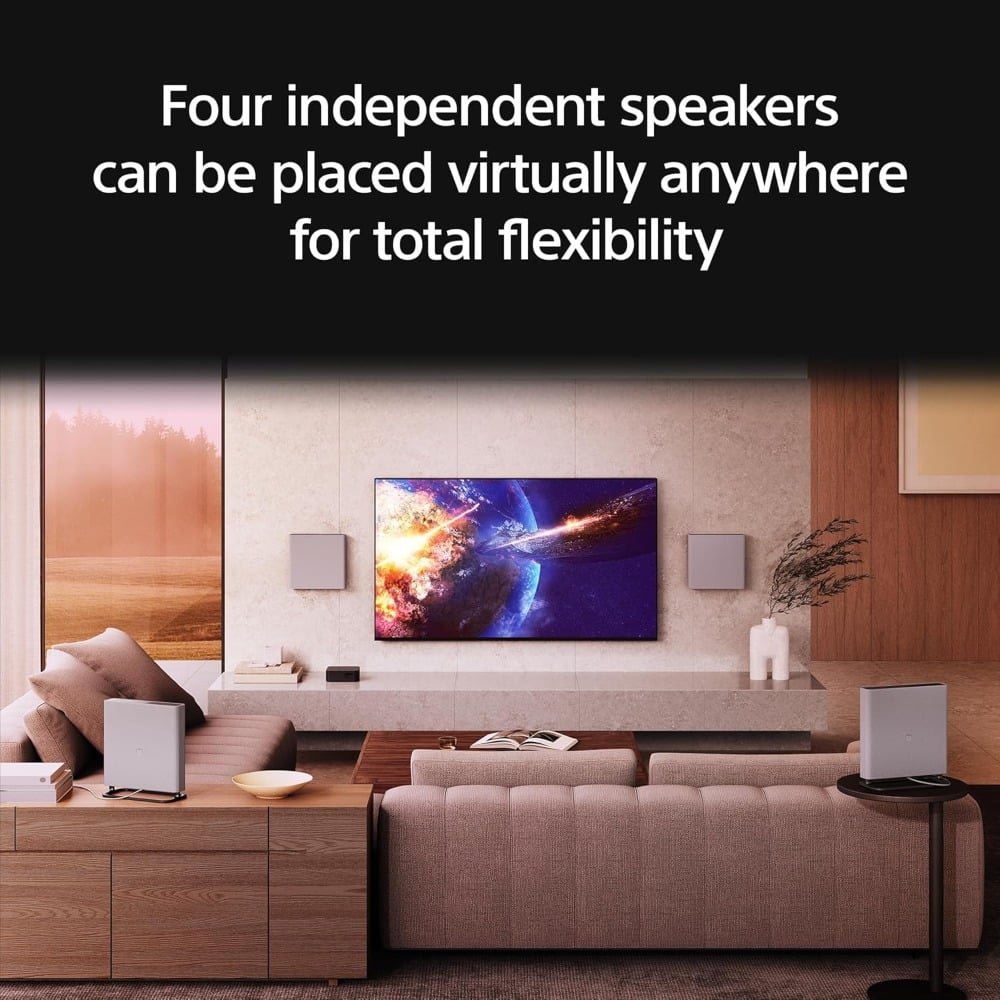 Sony HT-A9M2 BRAVIA Theatre Quad Wireless Surround Sound System – Grey