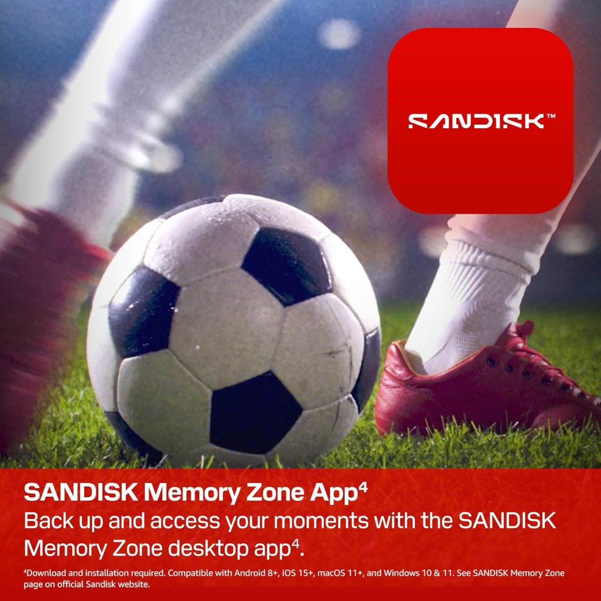SANDISK 1TB Portable SSD, FIFA World Cup 2026 Edition – Up to 800MB/s – Compatible with laptops, Plus Android Tablets and Phones – Black - SDSSDE30F-1T00-G25