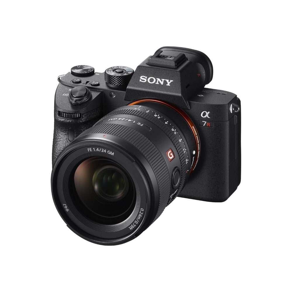 سوني FE 24mm | SEL24F14GM | F1.4 GM | عدسة برايم واسعة | مانت E فل فريم | أسود