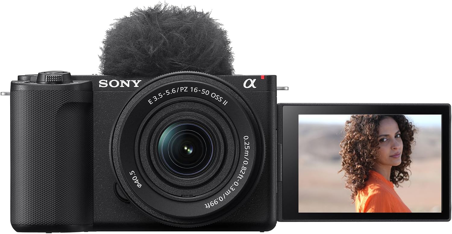 Sony ZV-E10 II Mirrorless Vlogging Camera with 16–50mm Lens | 26MP APS-C | 4K Video Recording | Interchangeable Lens | Black | ZV-E10M2K/B