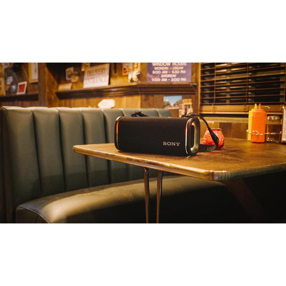 Sony SRS-ULT50 ULT Field 5 Portable Bluetooth Speaker with Massive Bass and 360° Party Light – White