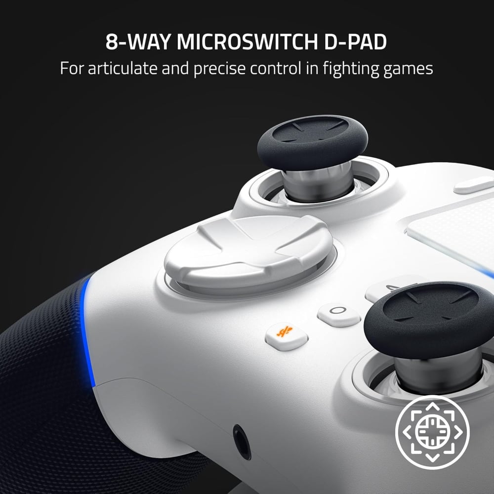 Razer Wolverine V2 Pro Wireless Gaming Controller for PlayStation 5 | White | RZ06-04710200-R3G1