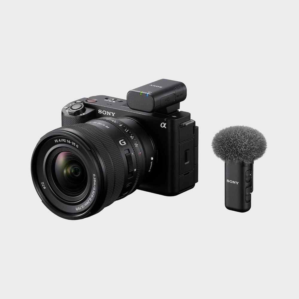 Sony Single Channel Wireless Camera Microphone for Digital Recording Black