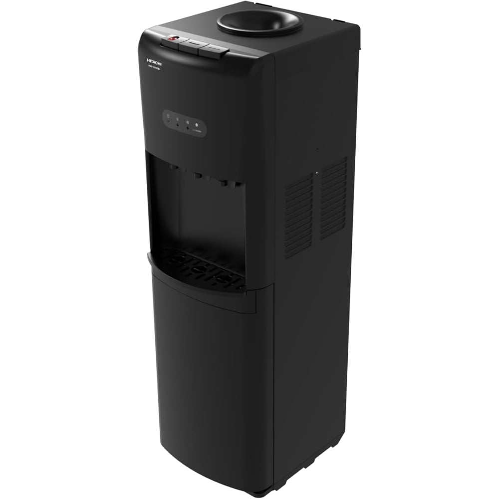 Hitachi Top Loading Hot Cold And Ambient Temperature Floor Standing Water Dispenser Black