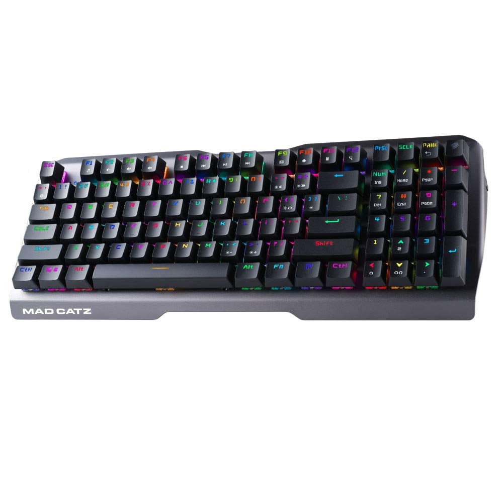Mad Catz The Authentic S.T.R.I.K.E. 13 Compact Mechenical RGB Gaming Keyboard Black