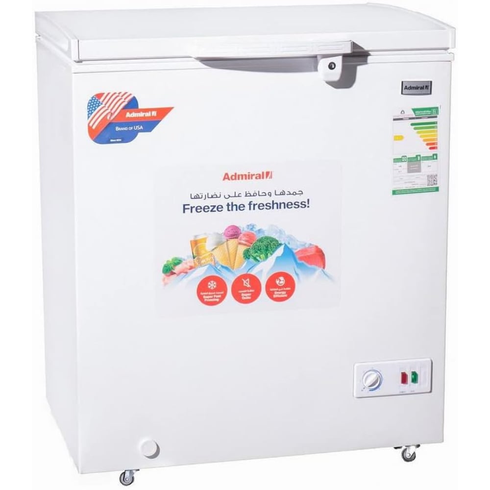 Admiral 5.1 Cu.Ft Chest Freezer With Fast Freeze Technology 145L White