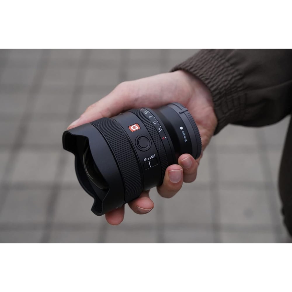 Sony FE 14mm | SEL14F18GM | F1.8 GM | Ultra-Wide Prime Lens | Full-Frame E-Mount | Black